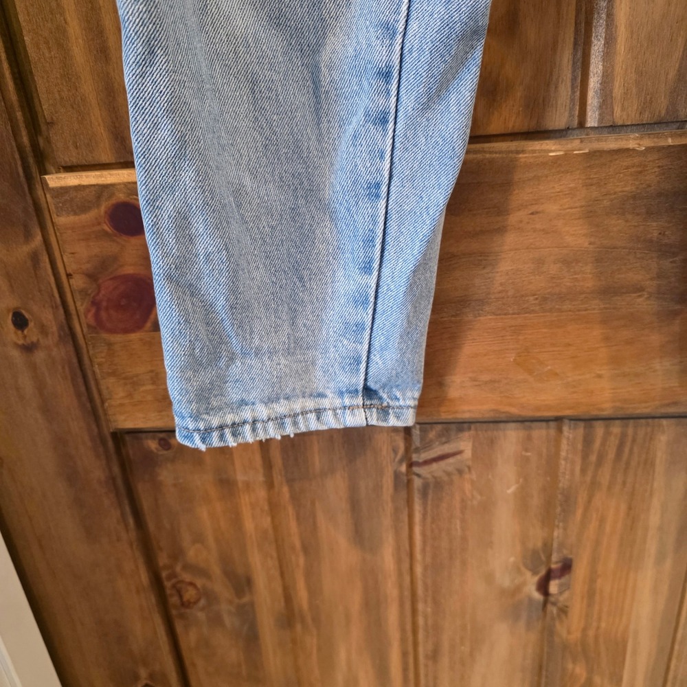 Calvin Klein Jeans Women 10 Light Blue Excellent Vintage High Waist Mom Tapered - Picture 2 of 9